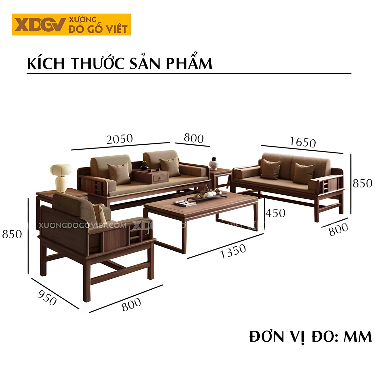 Bàn Ghế Óc Chó Chữ U Chân Cao Á Đông Đương Đại Cao Cấp