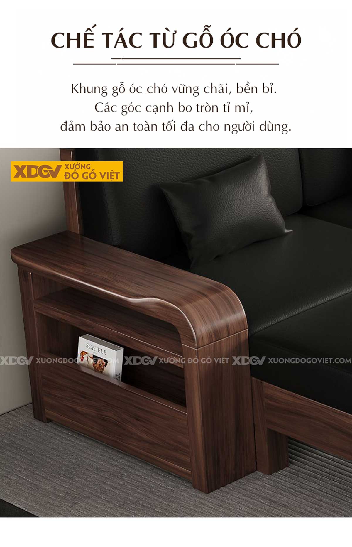 Bàn Ghế Óc Chó Tay Bo Lưng Nan Thưa Hiện Đại Mới Đẹp