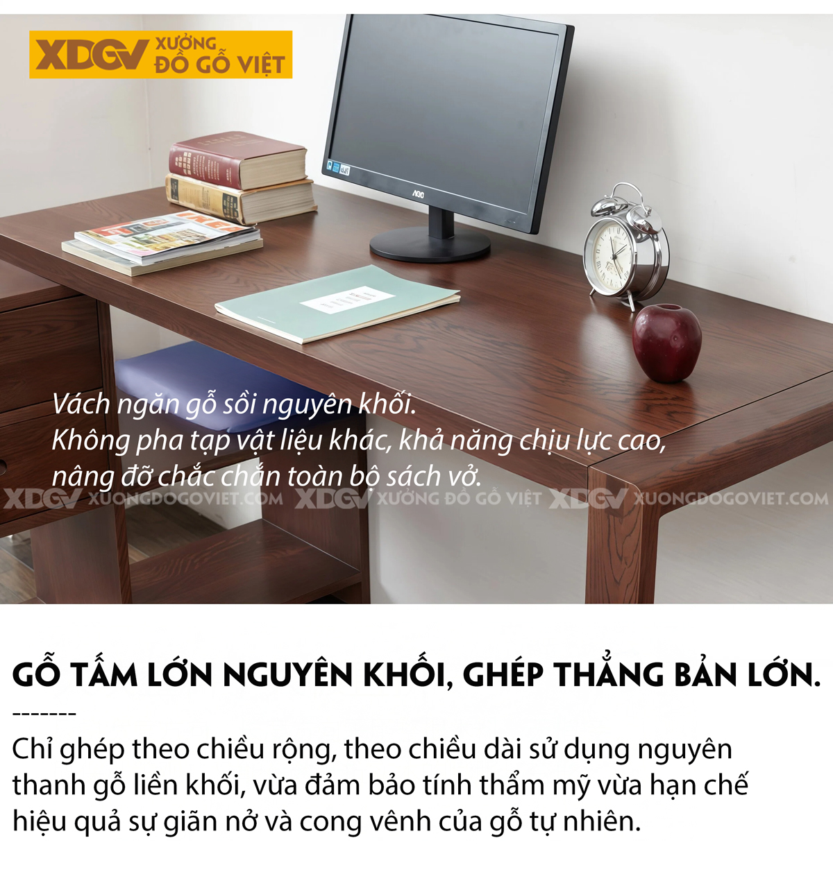Bàn Làm Việc Kết Hợp Tủ Sách Góc L Tiết Kiệm Không Gian