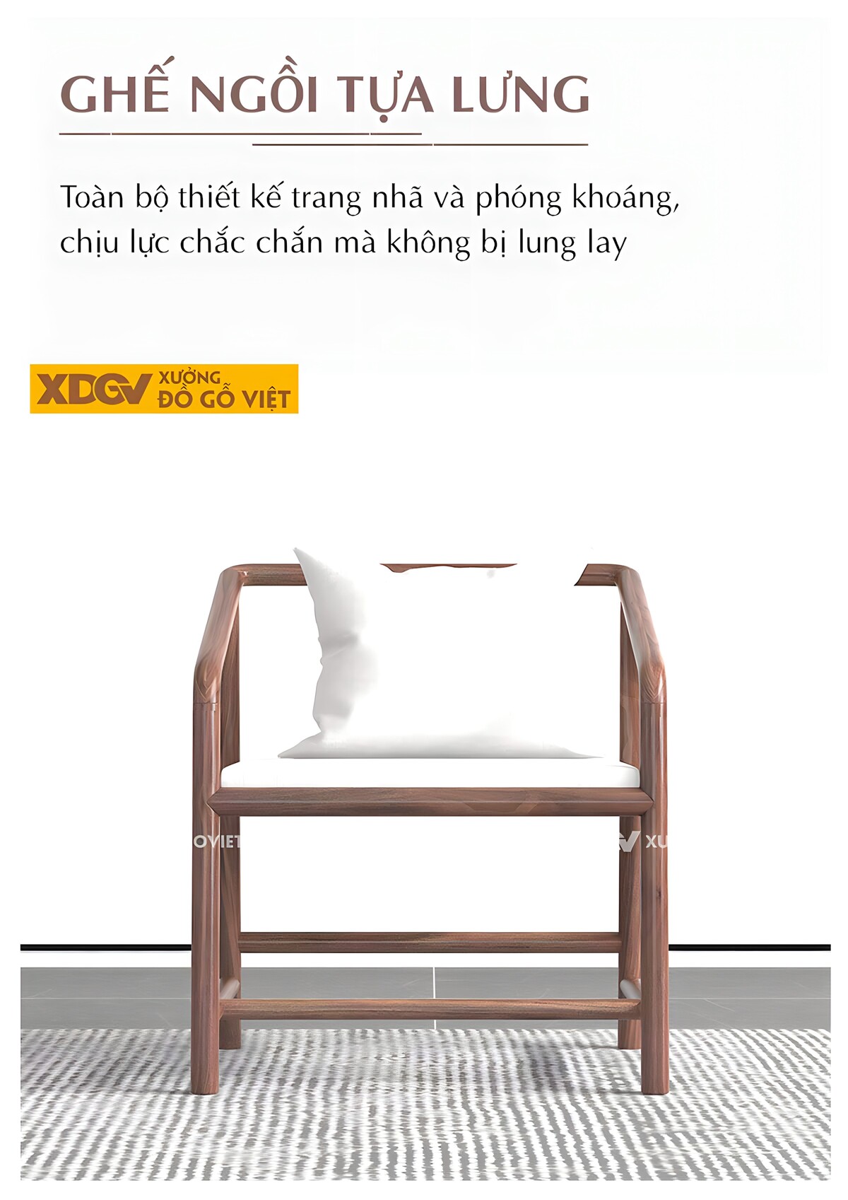 Bộ Bàn Ăn Gỗ Óc Chó 6 Ghế Tân Cổ Điển Á Đông Chân Khung Vòm