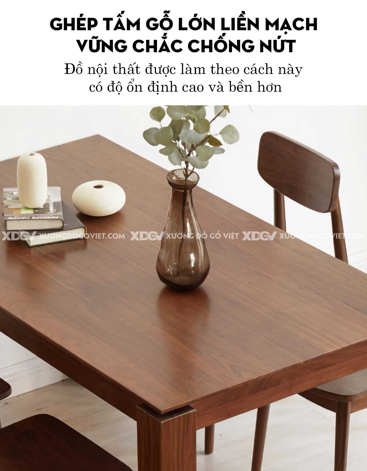 Bộ Bàn Ghế Ăn Gỗ Xoan Đào Tân Cổ Điển Dáng Cao Thanh Thoát