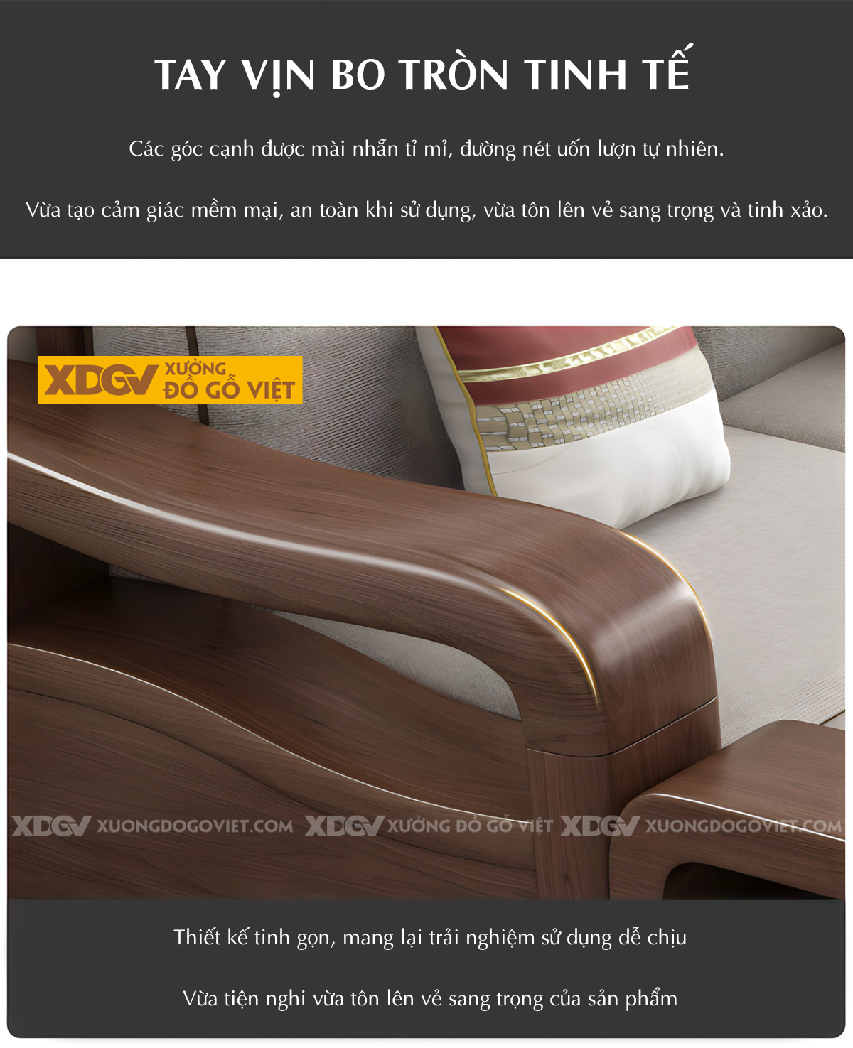 Bộ Bàn Ghế Sofa Sồi Thịt Góc L Hiện Đại Đa Dạng Kiểu Dáng