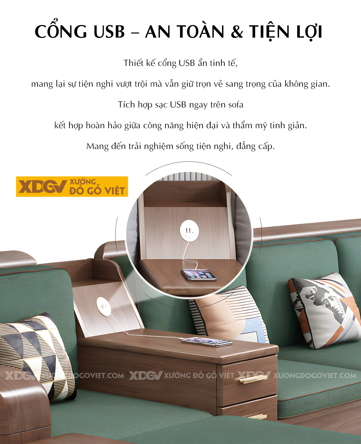 Bộ Bàn Ghế Sofa Sồi Thịt Góc L Hiện Đại Đa Dạng Kiểu Dáng