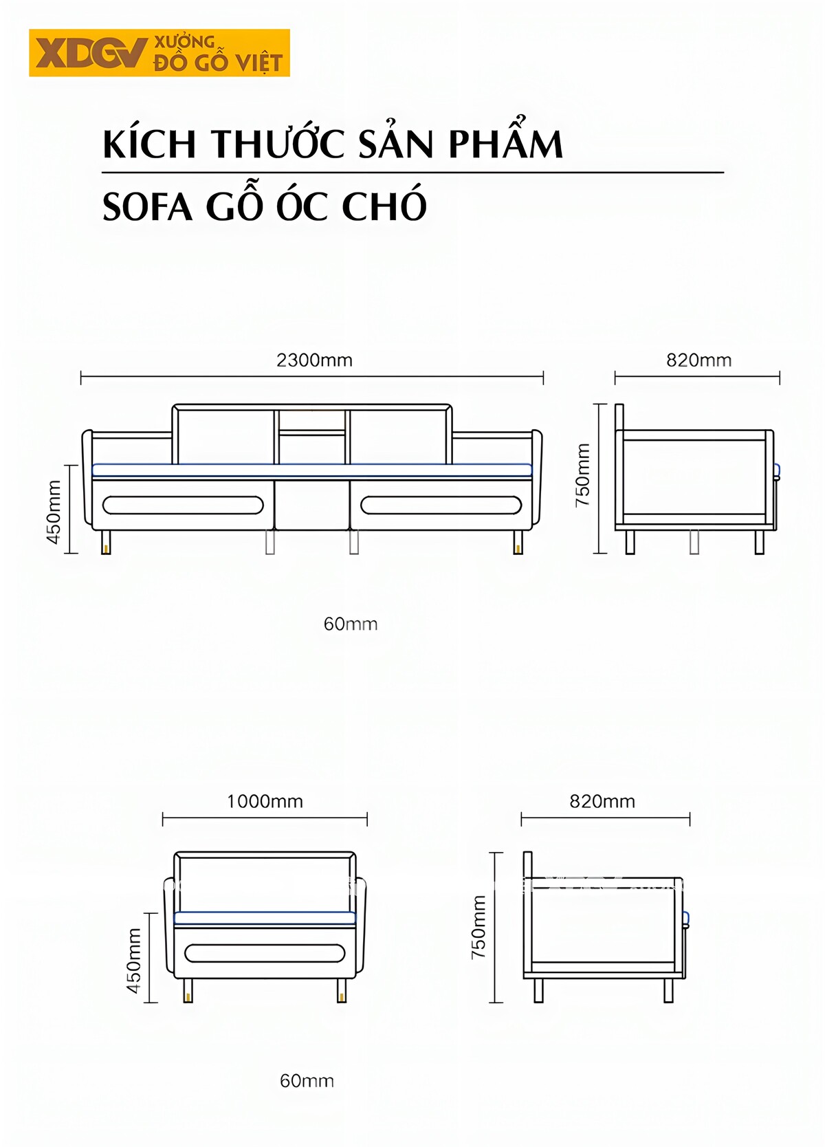 Bộ Ghế Sofa Gỗ Óc Chó Dáng Ghế Giường La Hán Tân Cổ Điển