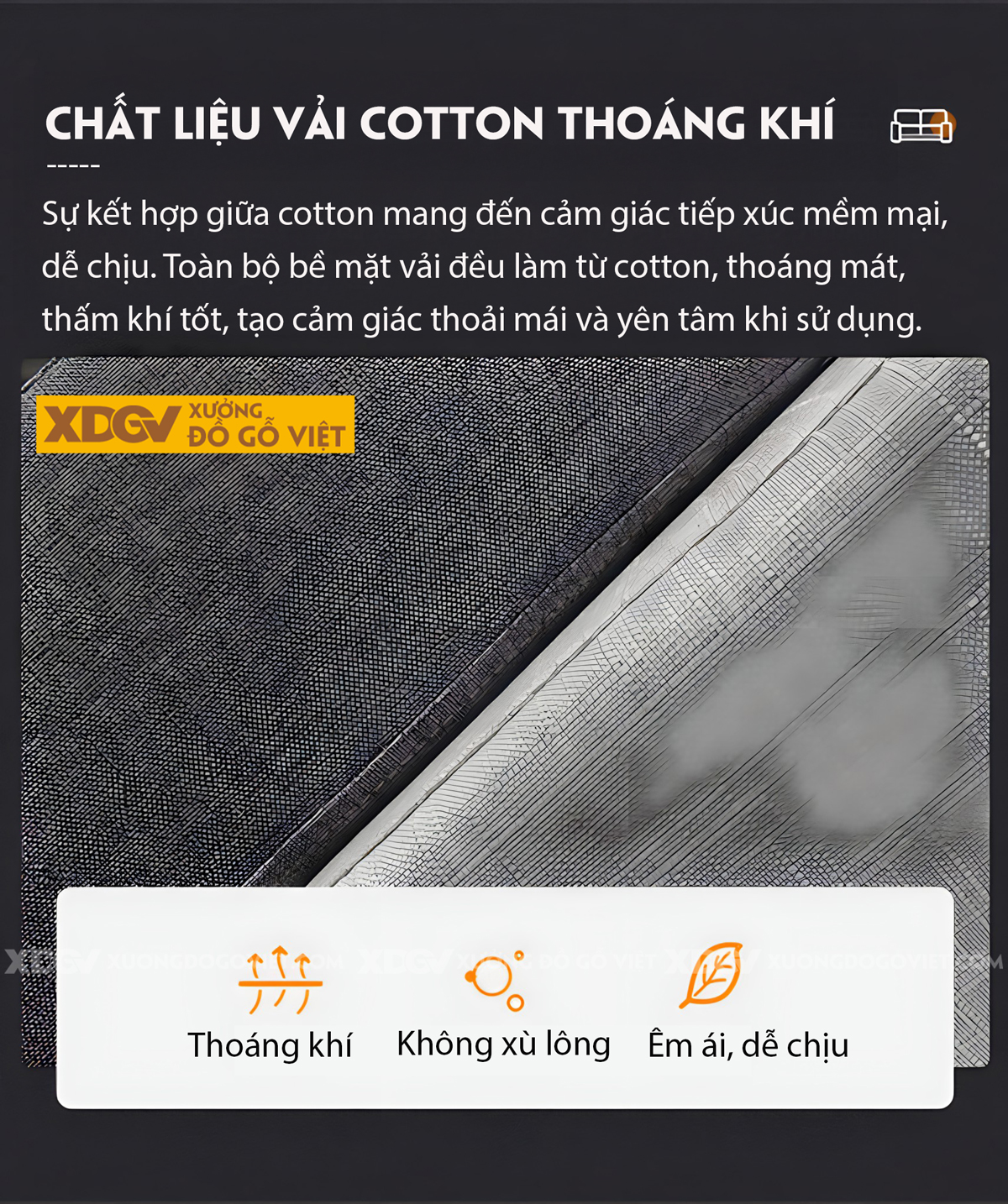 Bộ Sofa Phòng Khách Gỗ Sồi Dạng Khung Ghép Nối Liền Mạch