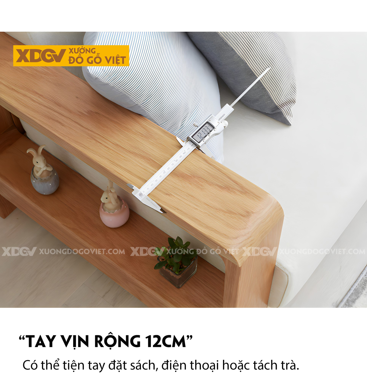 Bộ Sofa Sồi Phòng Khách Tay Vịn Bo Góc Lót Nệm Dày Cao Cấp