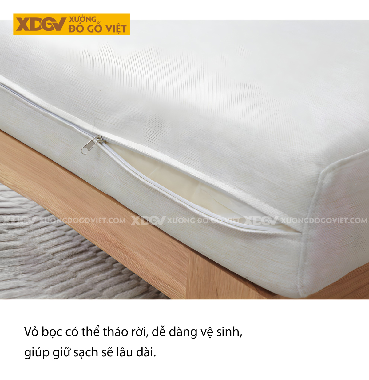 Ghế Sofa Sồi Gia Đình Phòng Khách Góc L Vuông Vức Tối Giản