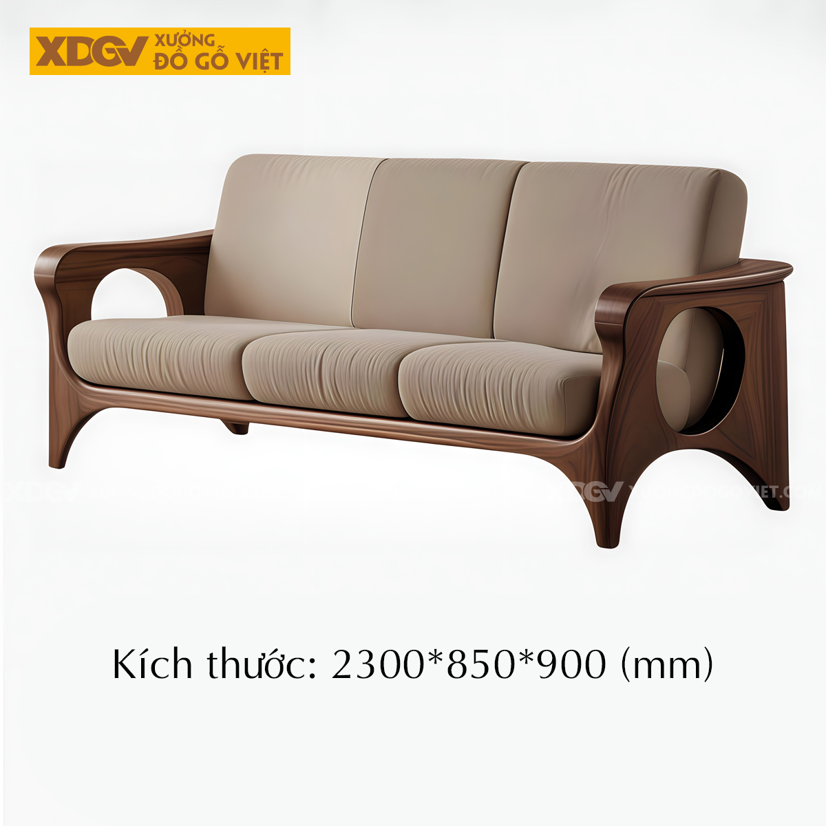 Ghế Sofa Sồi Mỹ Khung Ghép Liền Mạch Mềm Mại Sang Trọng
