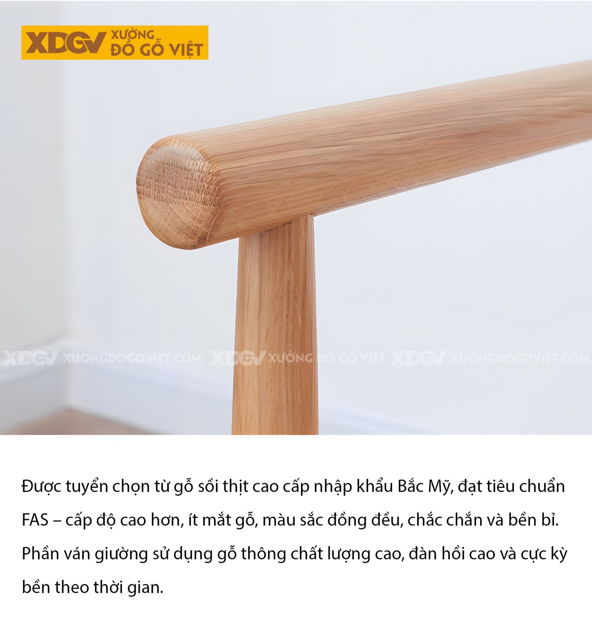 Ghế Sofa Sồi Thịt Tay Vịn Chân Khung Gỗ Tiện Tròn Tinh Tế