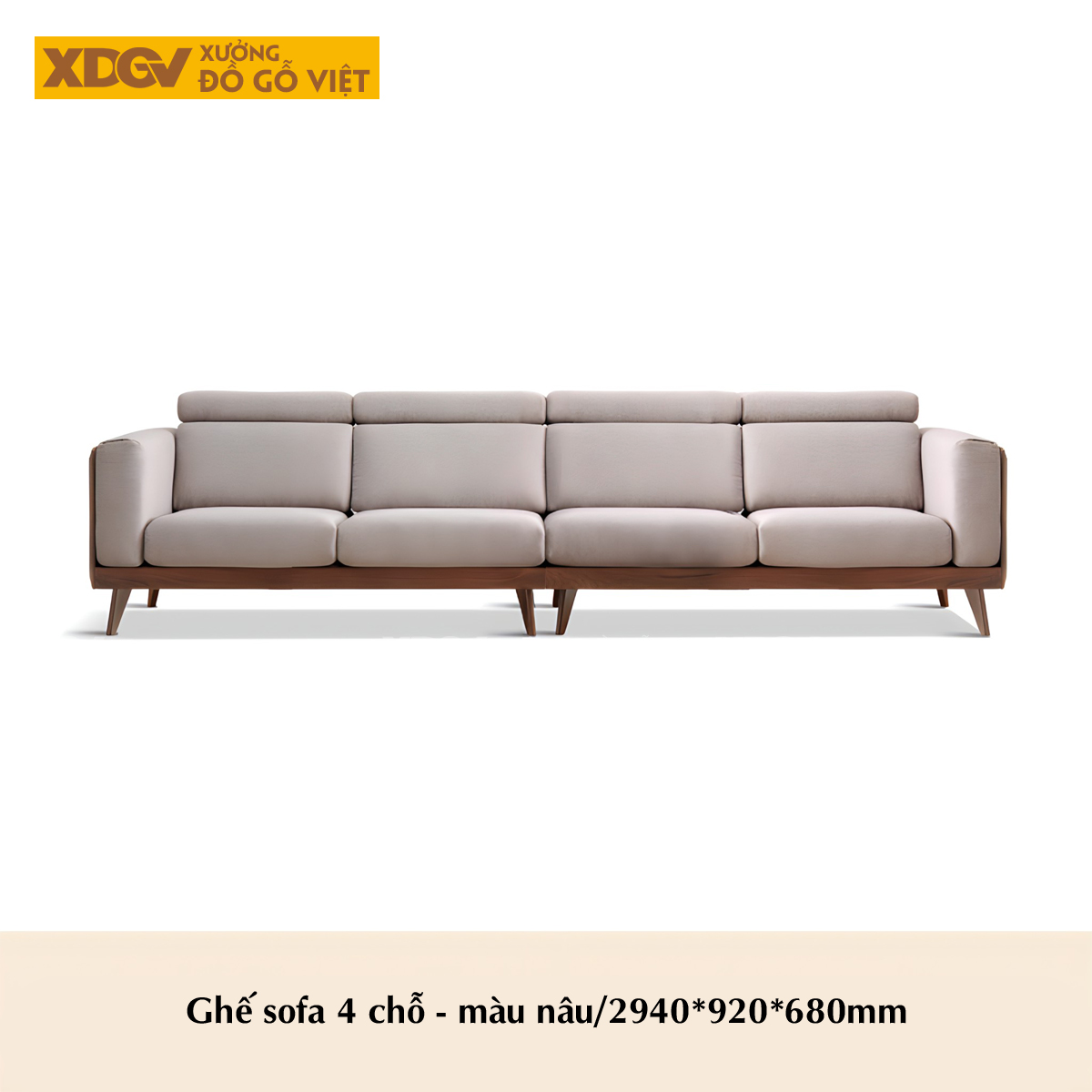 Ghế Sofa Sồi Tự Nhiên Á Đông Khung Nan Kết Cấu Liền Mạch