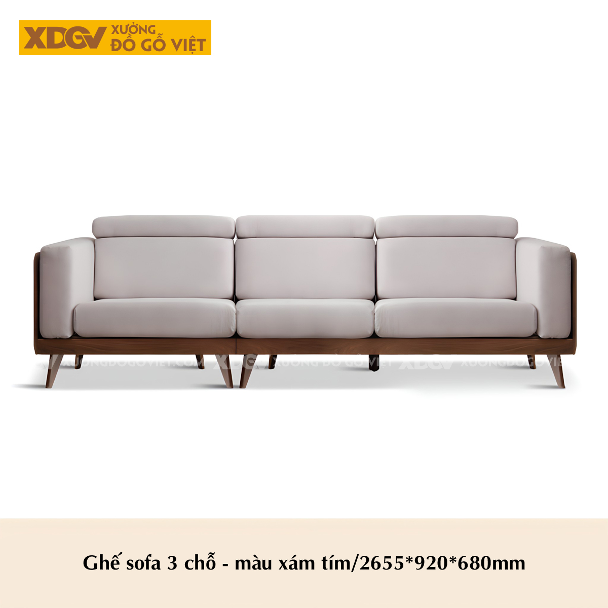 Ghế Sofa Sồi Tự Nhiên Á Đông Khung Nan Kết Cấu Liền Mạch
