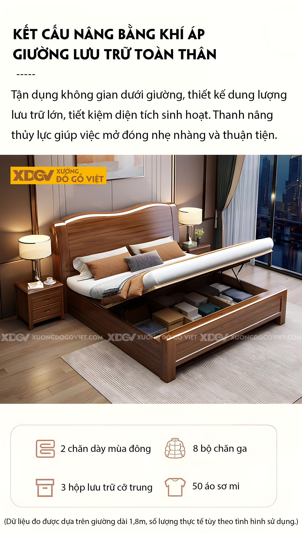 Giường Lim Phòng Ngủ Hiện Đại Kẻ Chỉ Đầu Uốn Lượn Mềm Mại