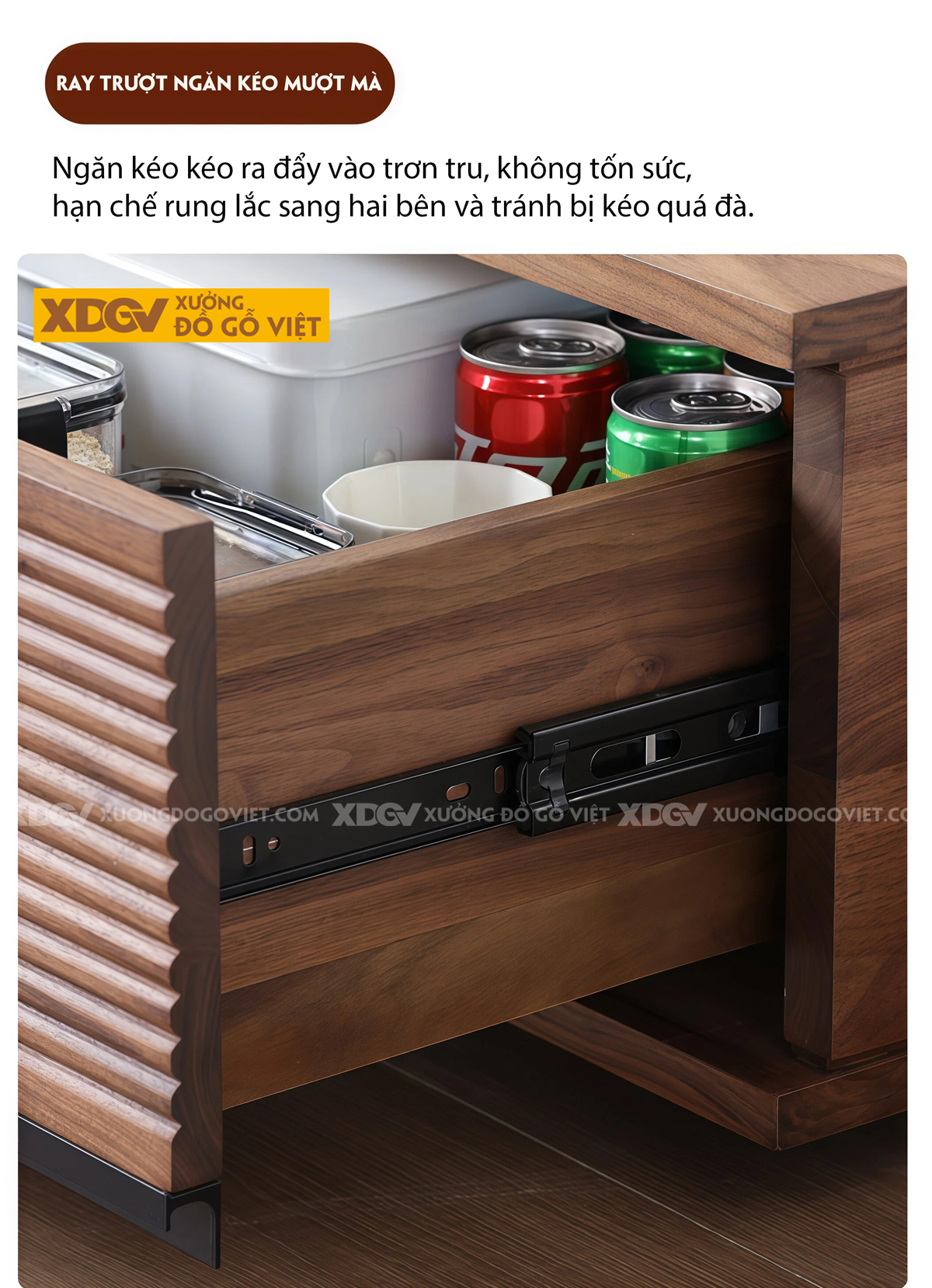 Kệ Để Tivi Gỗ Óc Chó Tủ Trung Tâm Kết Hợp Phối Kính Hiện Đại