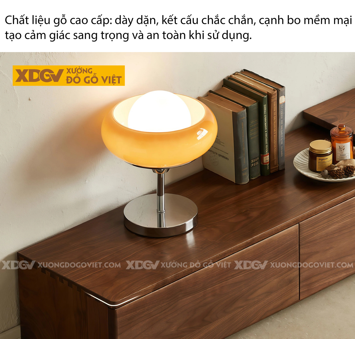 Kệ Tivi Gỗ Óc Chó 3 Ngăn Kéo