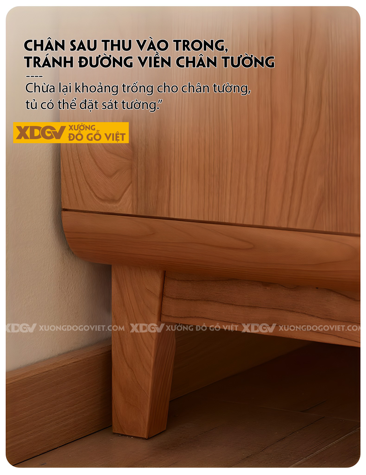 Kệ Tivi Gỗ Sồi Thịt Hiện Đại Bo Góc Ghép Mộng Liền Mạch