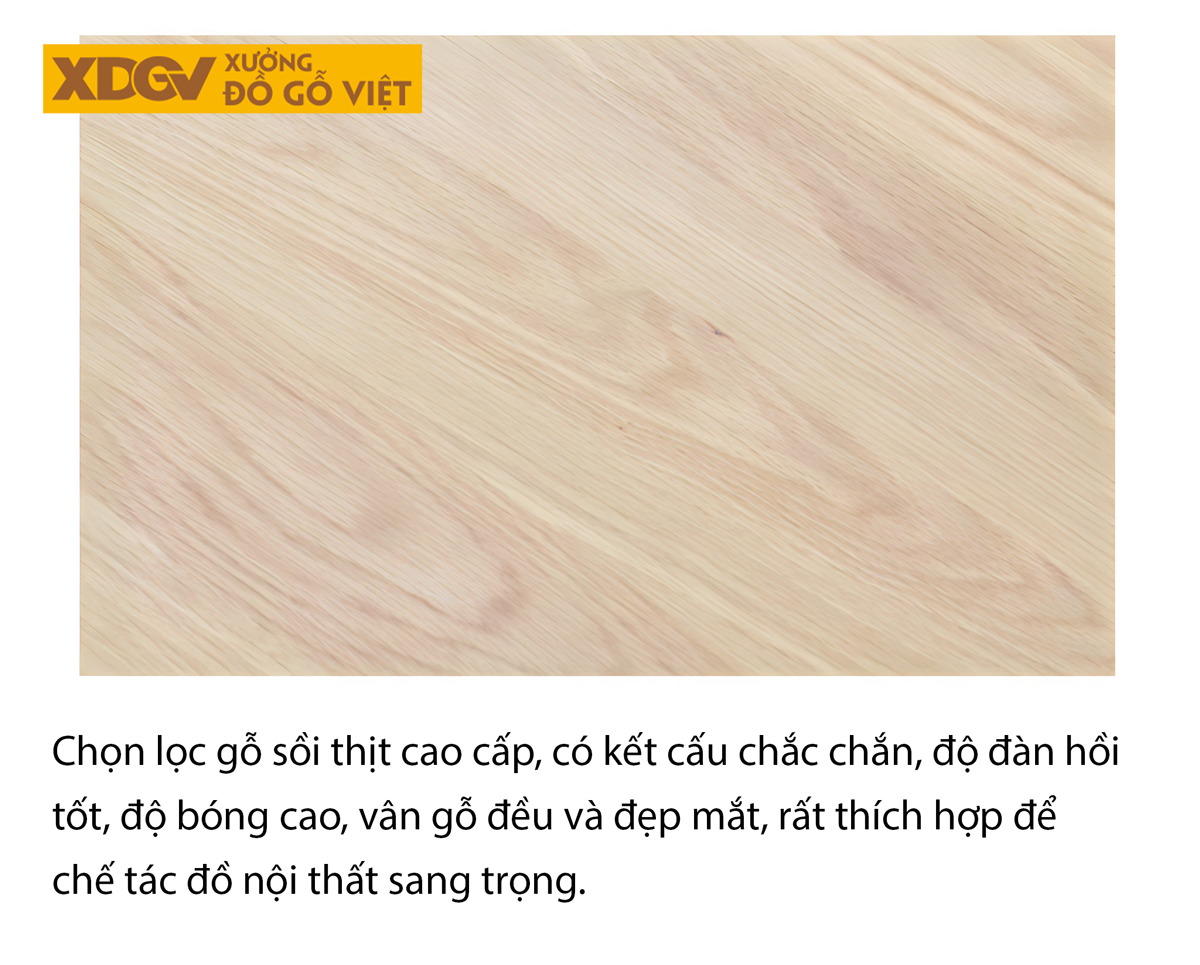Kệ Tivi Sồi Mỹ Phòng Khách Cánh Sơn Trắng Gờ Nổi Trên