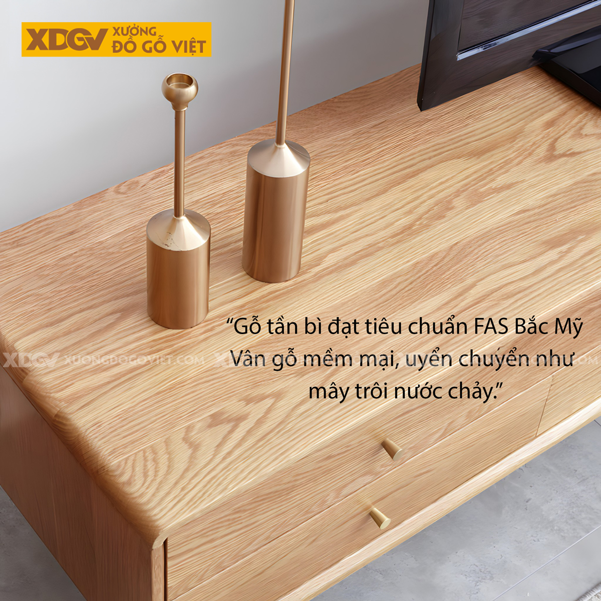 Kệ Tivi Sồi Phòng Khách Hiện Đại Nhiều Ngăn Kéo Tiện Ích