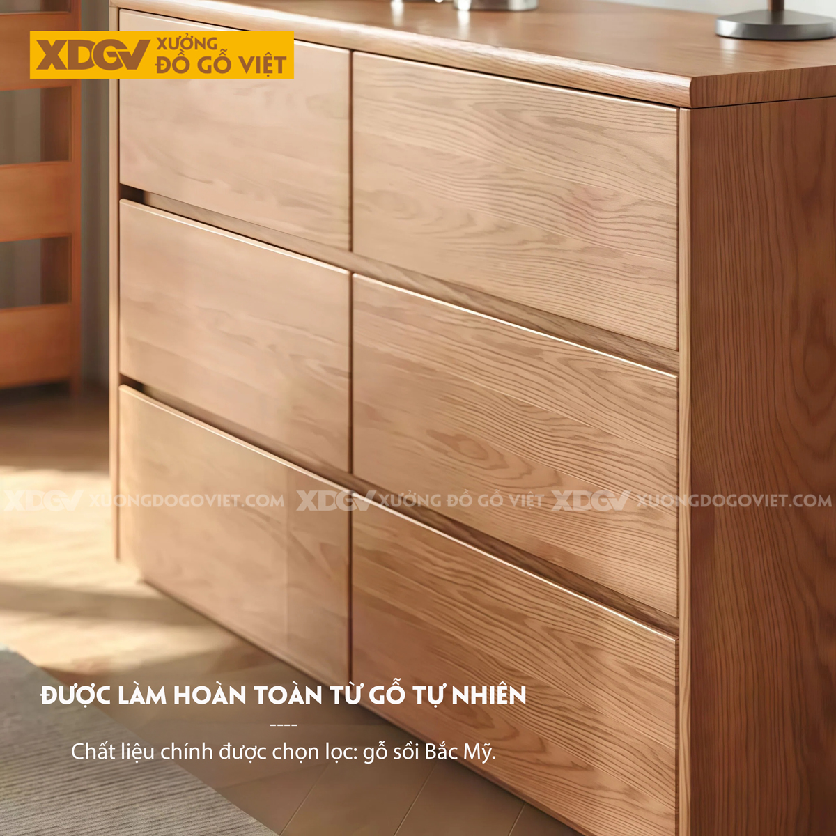 Mẫu Bàn Trang Điểm Cho Phòng Khách Gỗ Sồi Dáng Vuông Mở Rộng