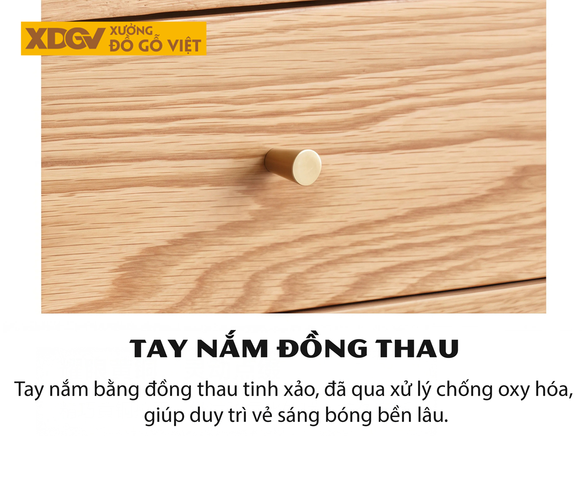 Mẫu Bàn Trang Điểm Gỗ Sồi