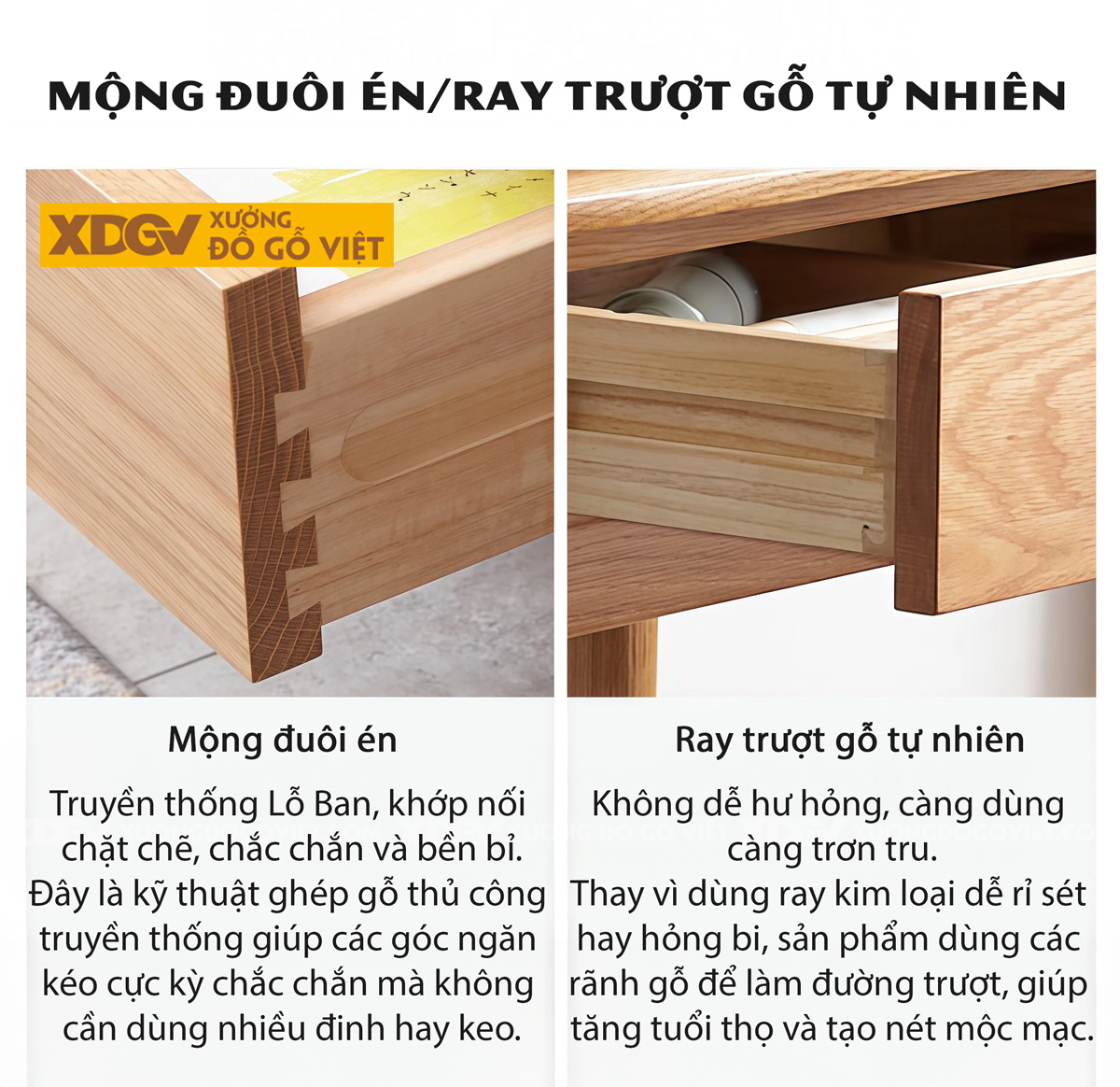 Mẫu Bàn Trang Điểm Phòng Khách Gỗ Sồi Chân Côn Cánh Kính Lùa