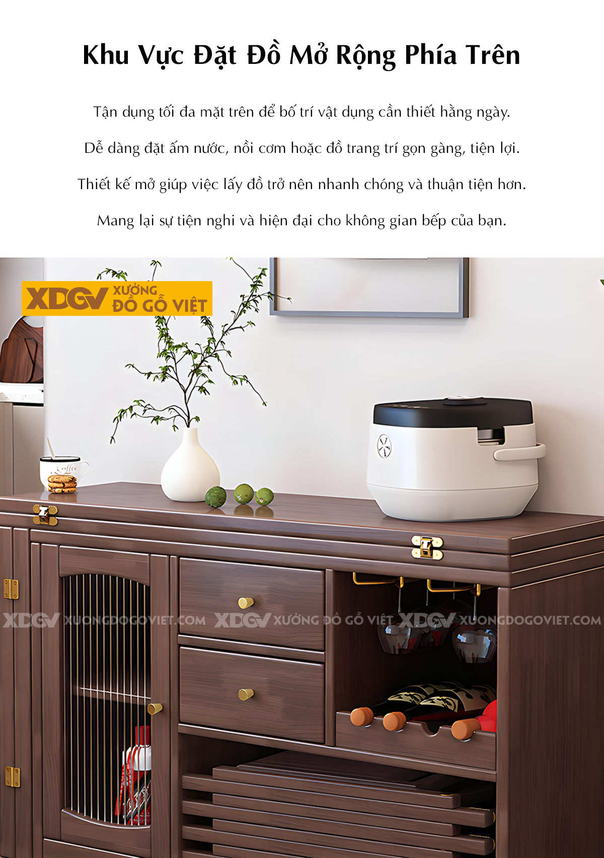 Mẫu Bộ Bàn Ăn Phòng Bếp Gỗ Óc Chó Tựa Vòm Cong Bo Ôm Cơ Thể