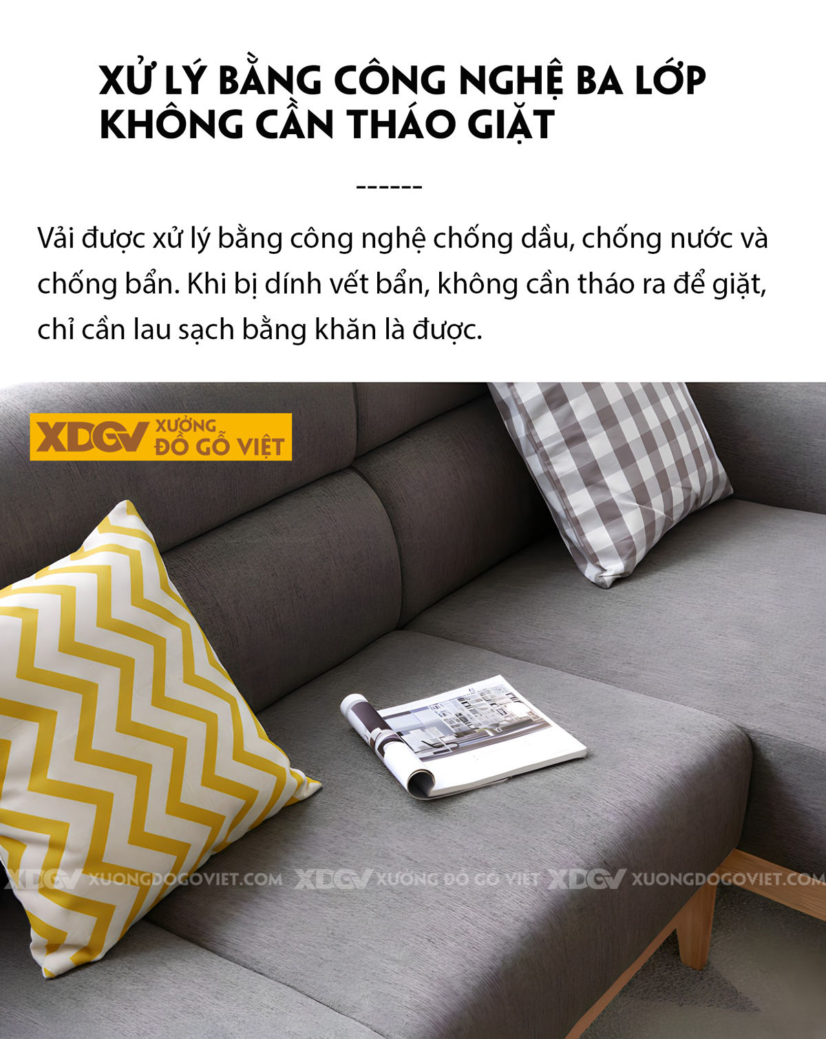 Mẫu Ghế Sofa Gỗ Sồi Thịt Dáng Thấp Bọc Nệm Dày Chất Lượng