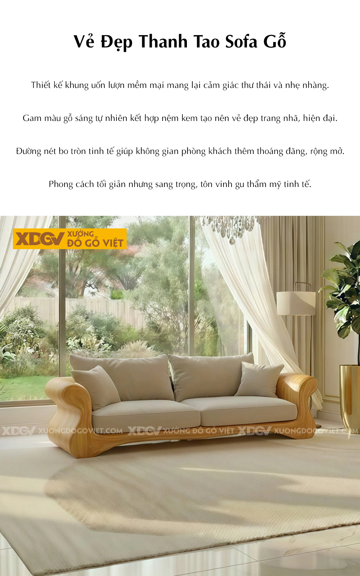 Mẫu Ghế Sofa Sang Trọng Gỗ Gõ Đỏ Thiết kế Lượn Sóng Bệ Thế