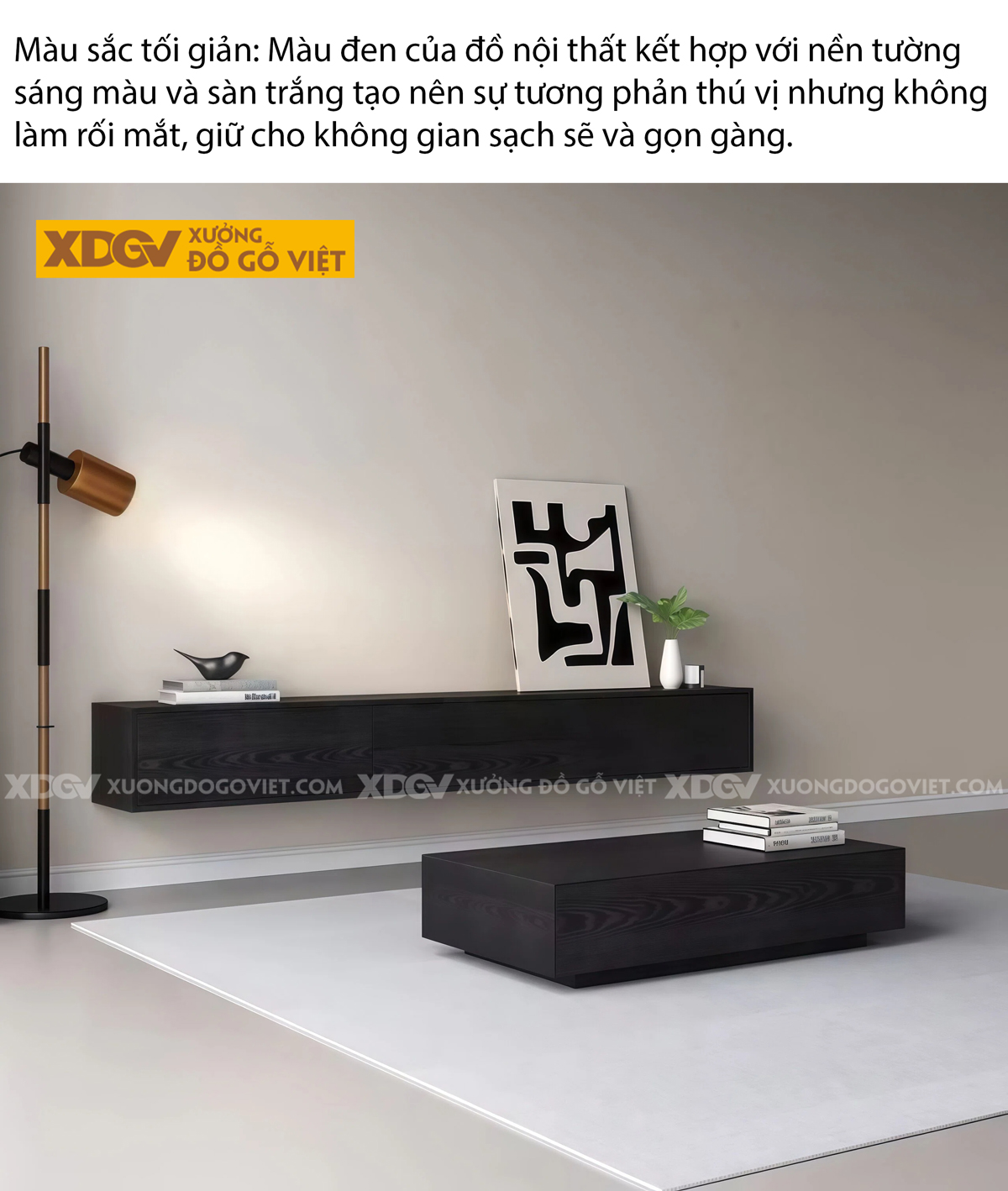 Mẫu Kệ Để Tivi Phòng Khách Gỗ MDF