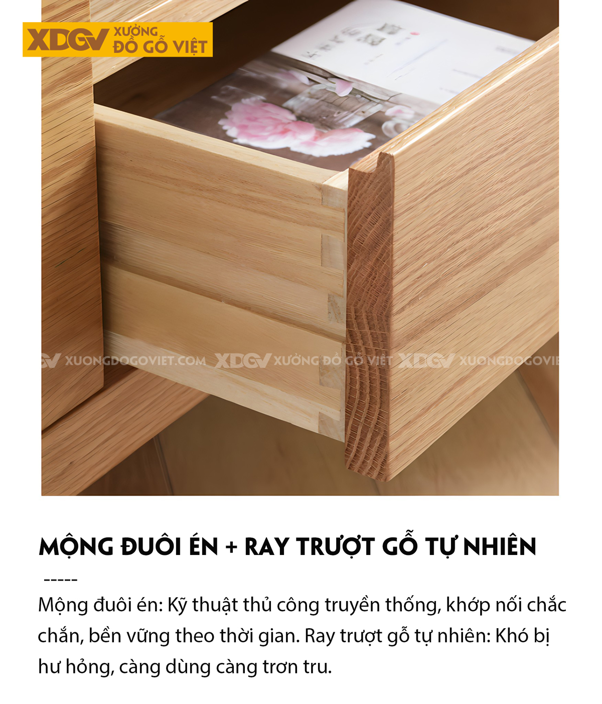 Mẫu Kệ Tivi Đẹp Gỗ Sồi Tự Nhiên Chân Trụ Vuông Vững Chãi