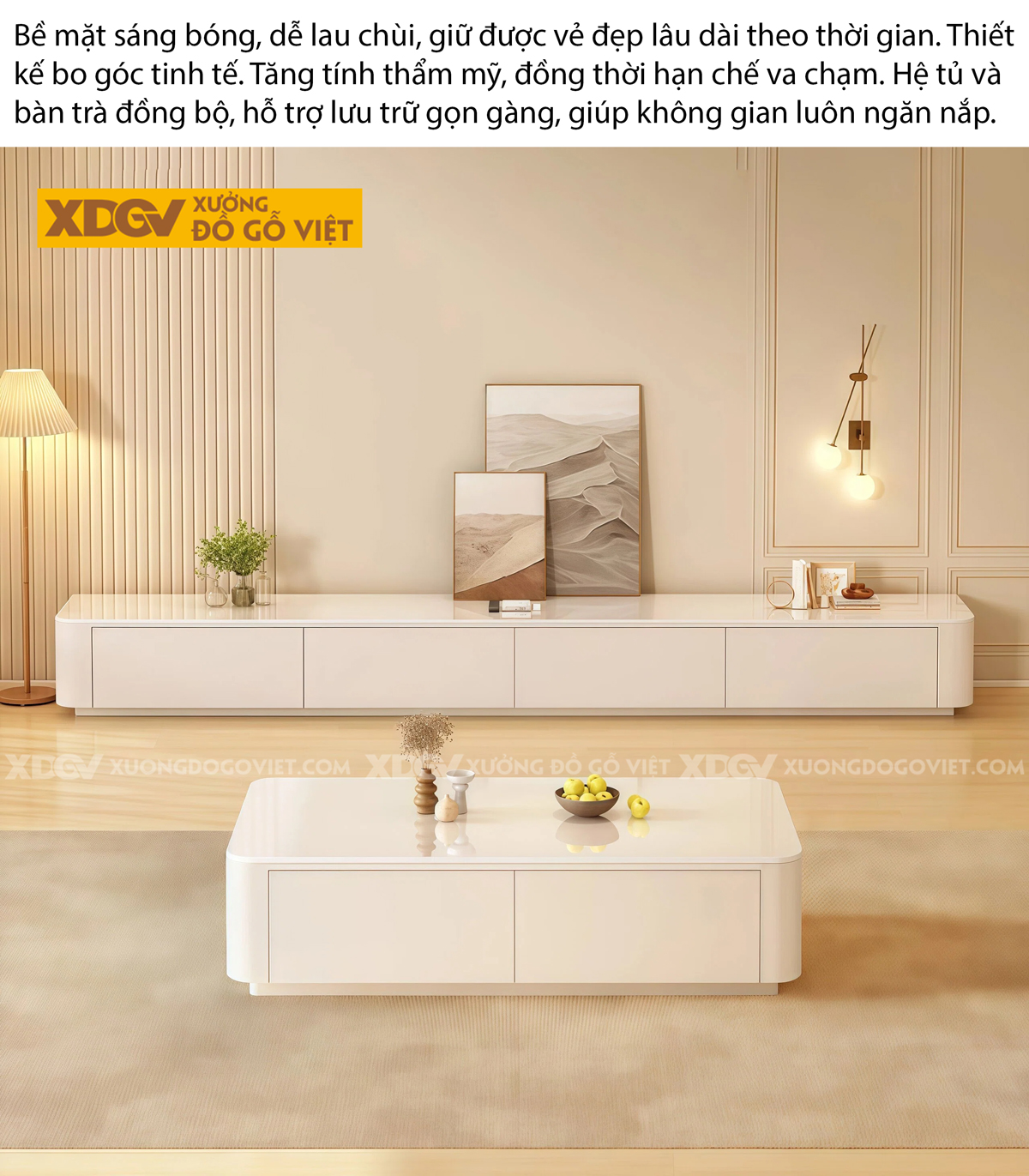 Mẫu Kệ Tivi Gỗ Công Nghiệp Dáng Vuông Bệt Màu Đen Huyền Bí