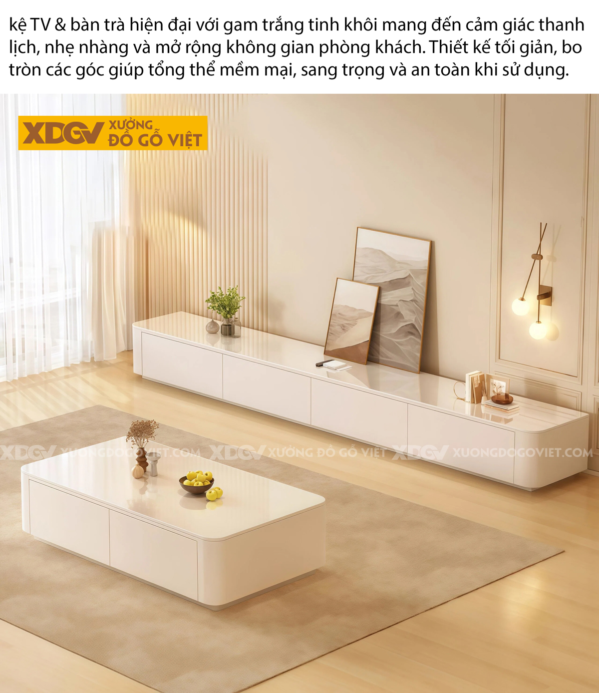 Mẫu Kệ Tivi Gỗ Công Nghiệp Dáng Vuông Bệt Màu Đen Huyền Bí