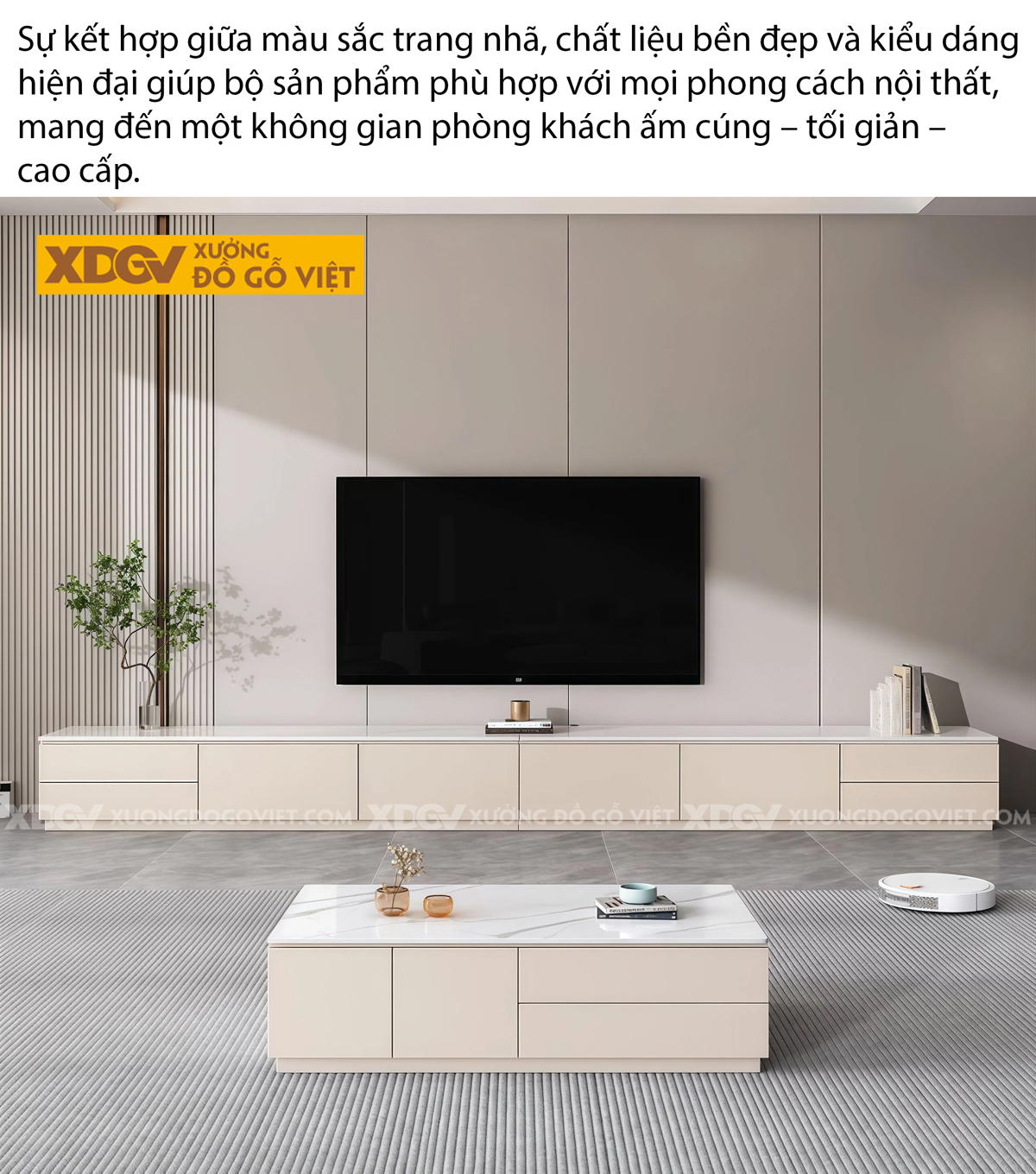 Mẫu Kệ Tivi Gỗ Công Nghiêp Thiết Kế Bố Cục Kéo Trượt Độc Đáo