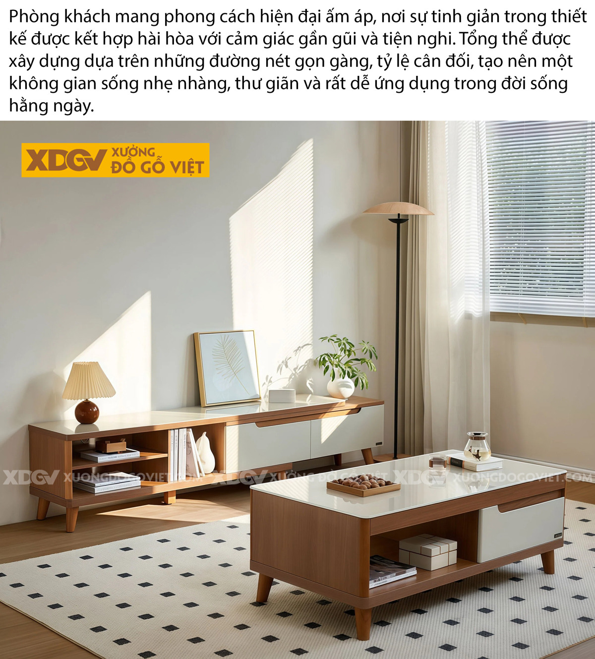 Mẫu Kệ Tivi Gỗ Công Nghiệp Thiết Kế Đẩy Trượt Không Tay Nắm