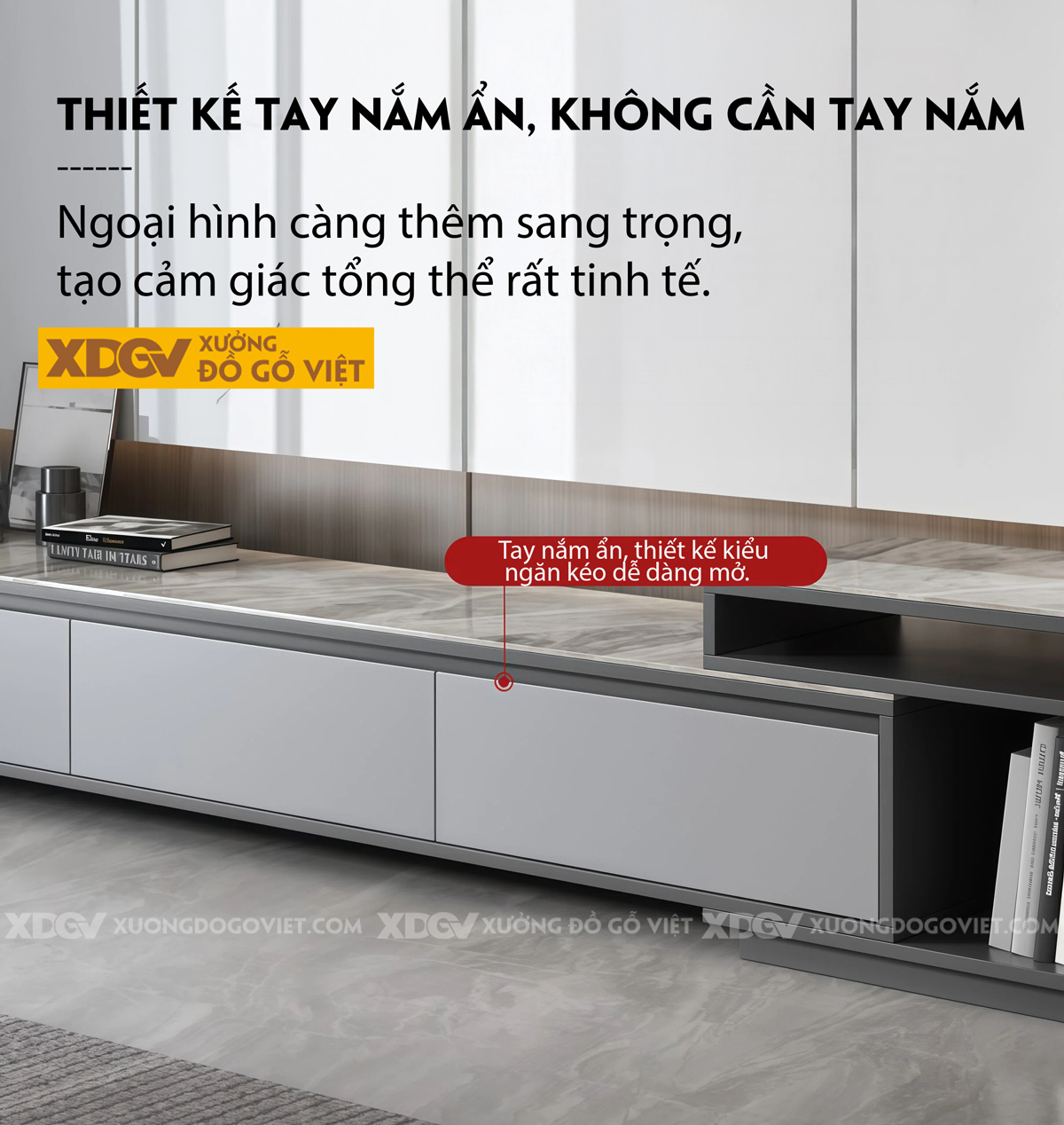 Mẫu Kệ Tivi Gỗ MDF Hiện Đại Thiết Kế Trượt Biến Hoá Bố Cục