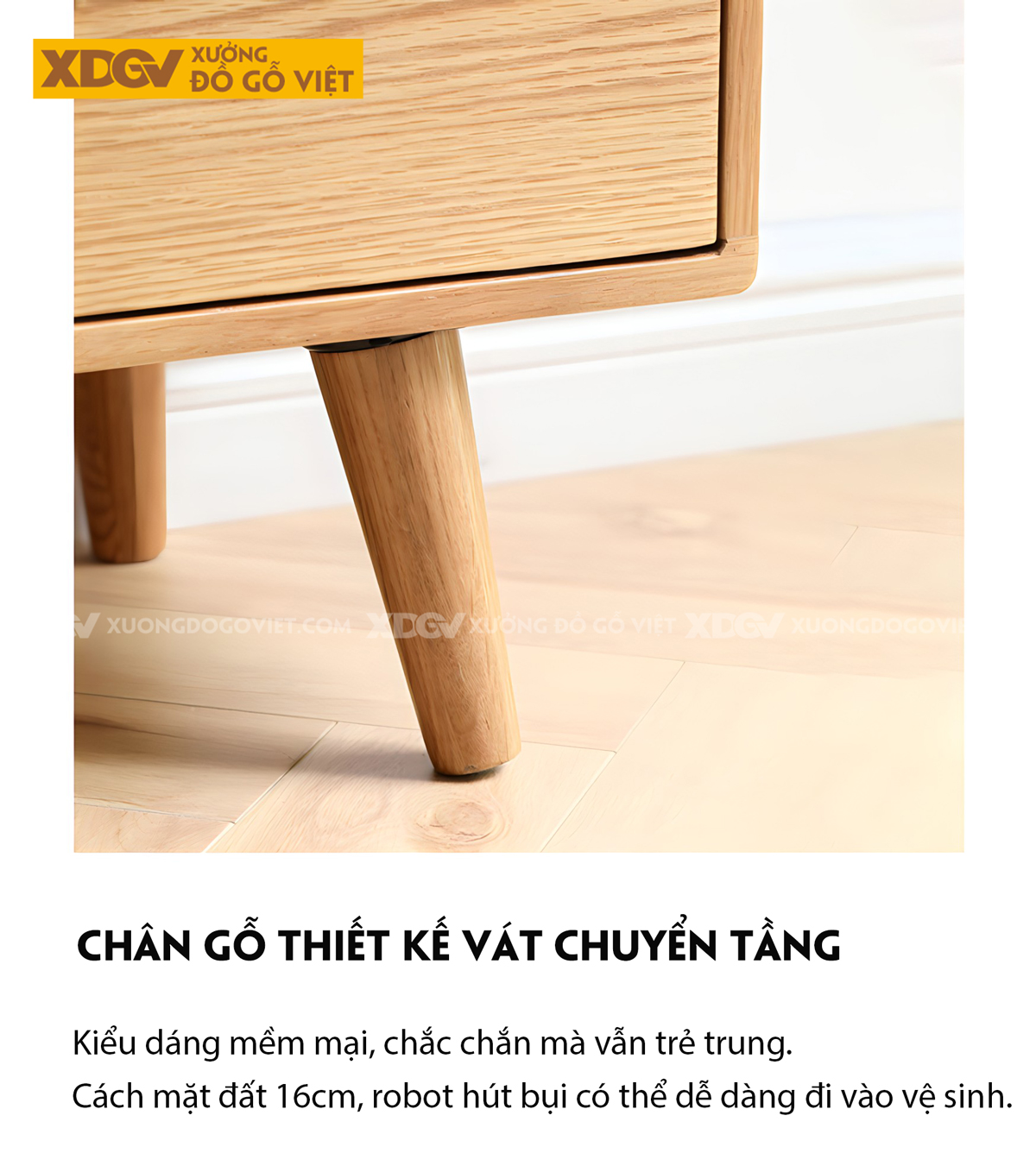Mẫu Kệ Tivi Sồi Mỹ Hiện Đại Chân Cao Cửa Lùa Bên Linh Hoạt