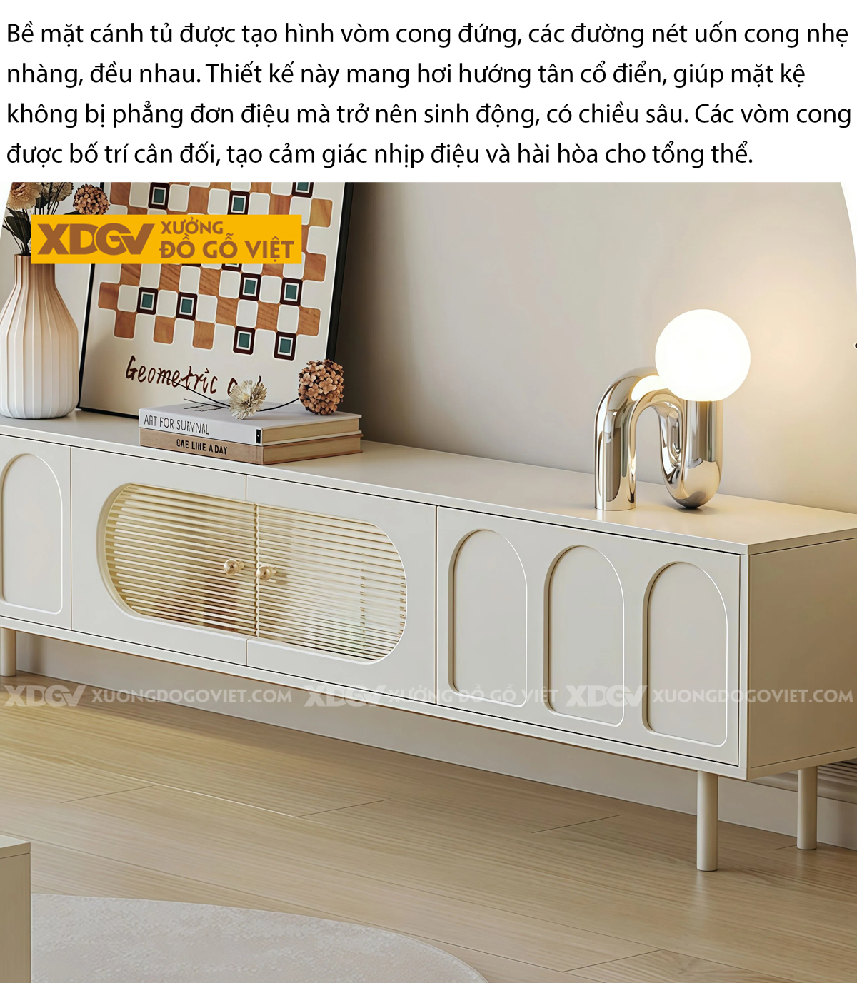 Mãu Kệ Tivi Trưng Bày Phòng khách Gỗ Cao Su Đa Dạng Màu Sắc