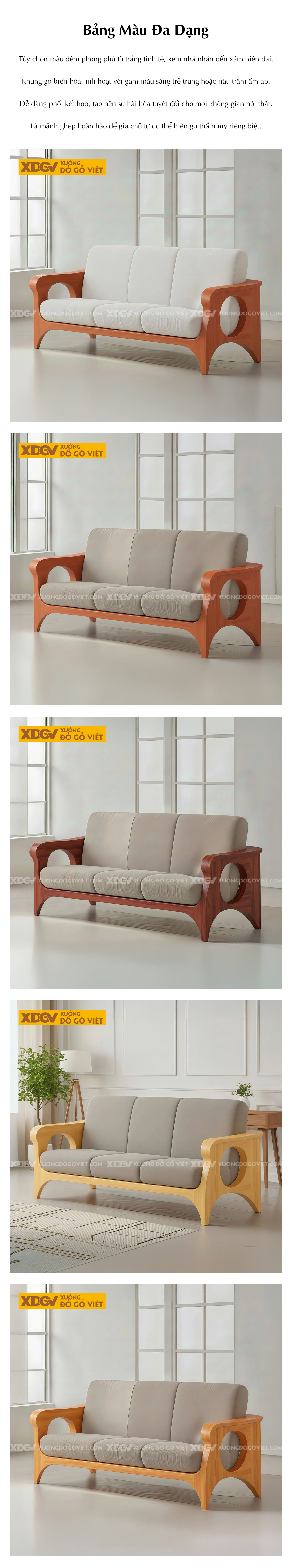 Mẫu Sofa Đẹp Gỗ Gõ Đỏ Chân Cao Tay Vịn Uốn Lượn Nghệ Thuật