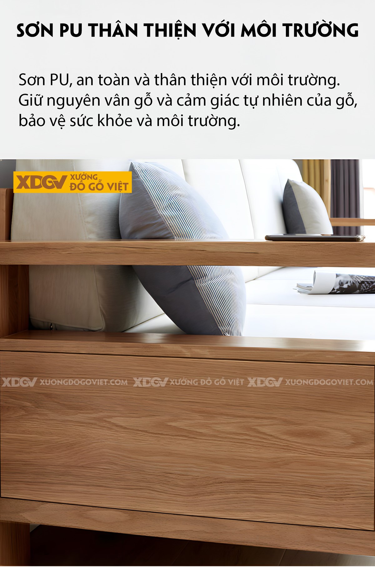 Mẫu Sofa Thư Giản Khung Gỗ Sồi Bọc Nệm Êm Dày Cao Cấp