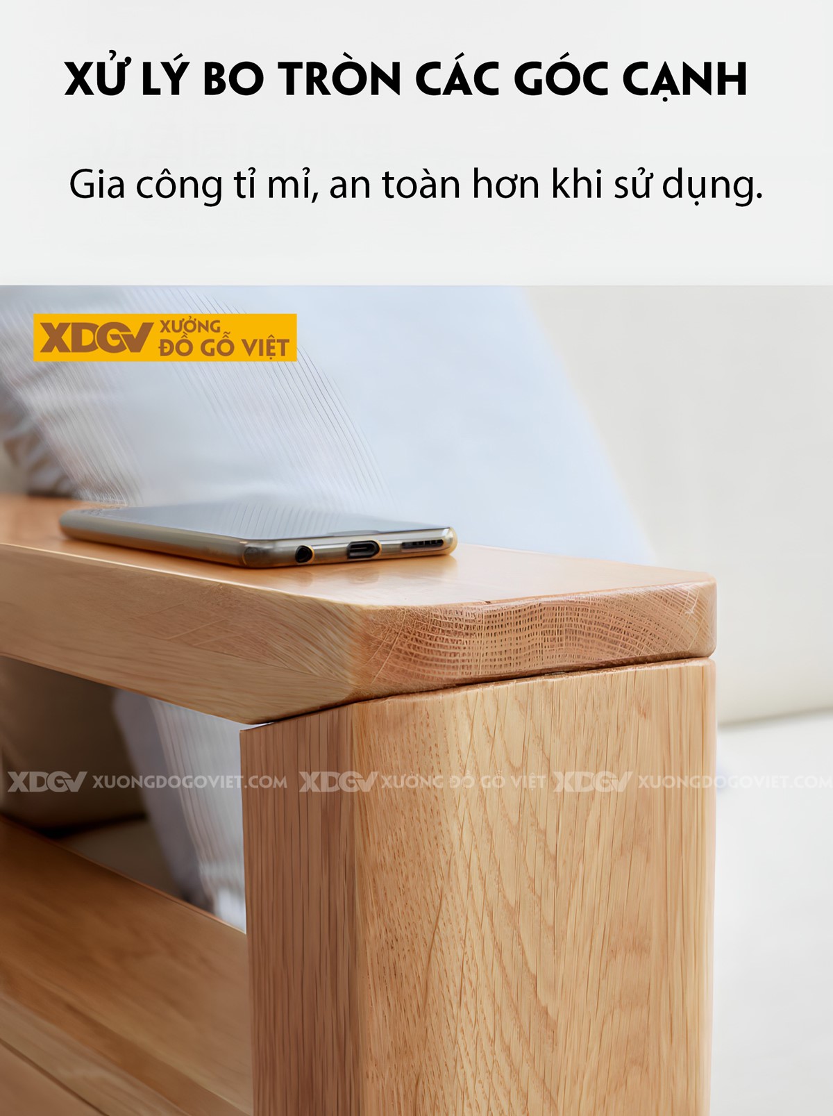 Mẫu Sofa Thư Giản Khung Gỗ Sồi Bọc Nệm Êm Dày Cao Cấp