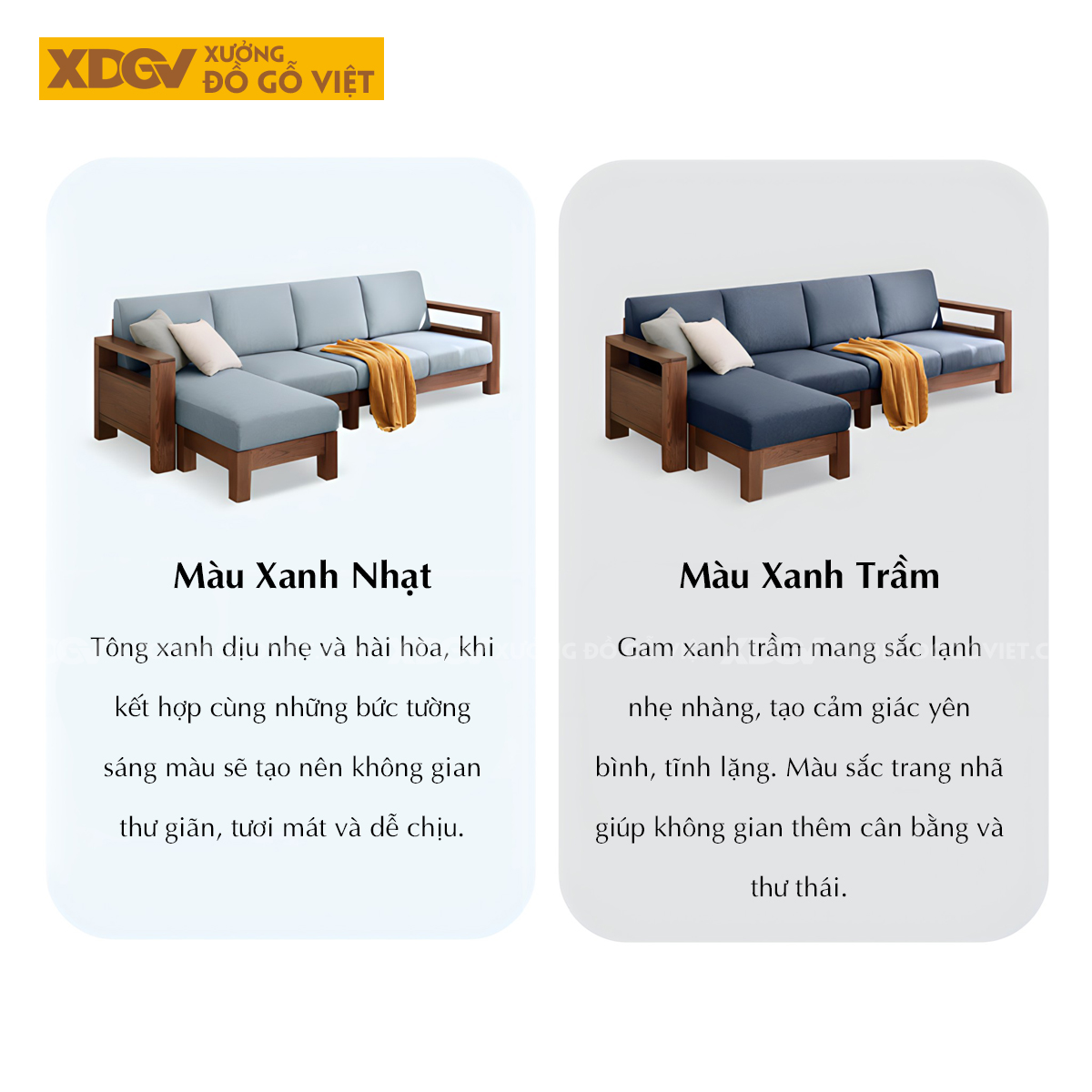 Mẫu Sofa Thư Giản Khung Gỗ Sồi Bọc Nệm Êm Dày Cao Cấp