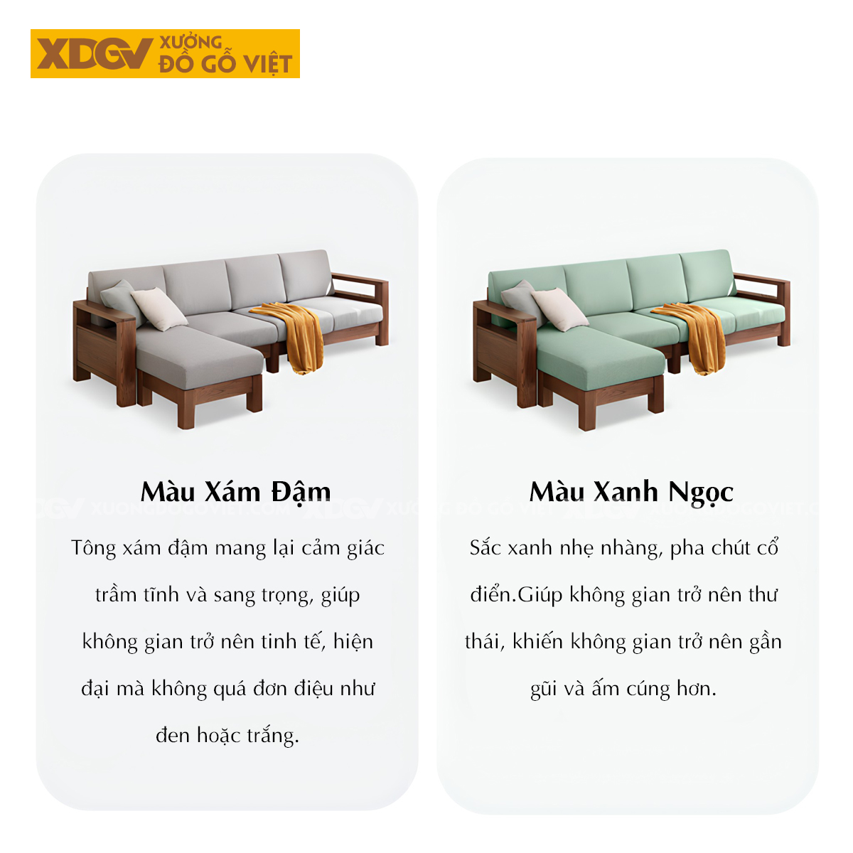 Mẫu Sofa Thư Giản Khung Gỗ Sồi Bọc Nệm Êm Dày Cao Cấp
