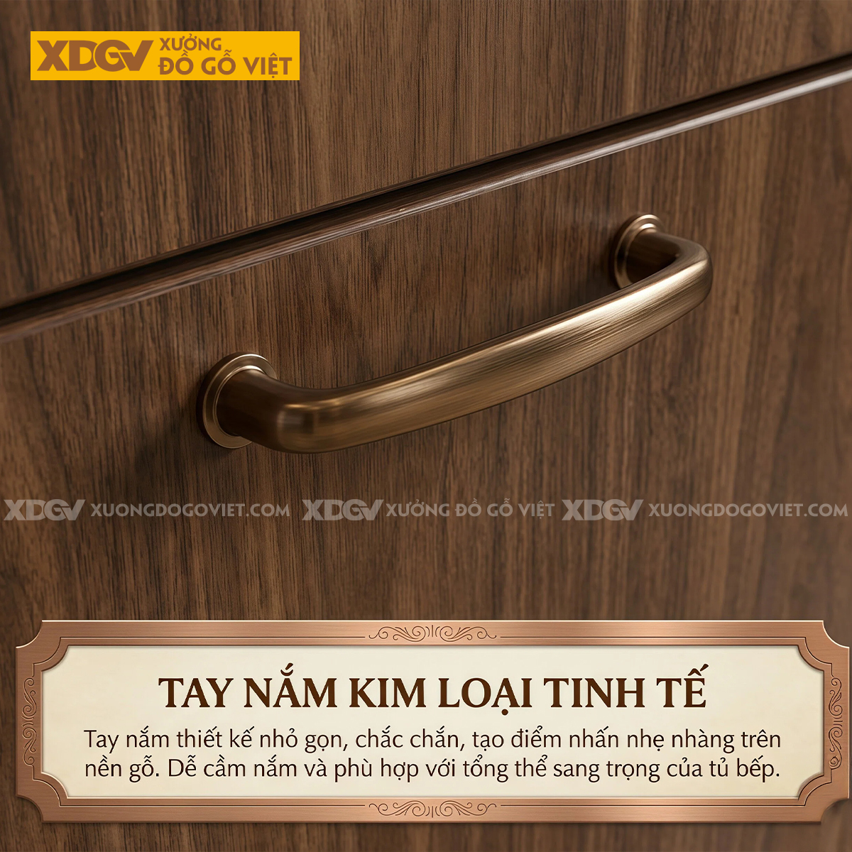 Mẫu Tủ Bếp Óc Chó Kiểu L Cho Không Gian Nhỏ Nhiều Ngăn Đựng