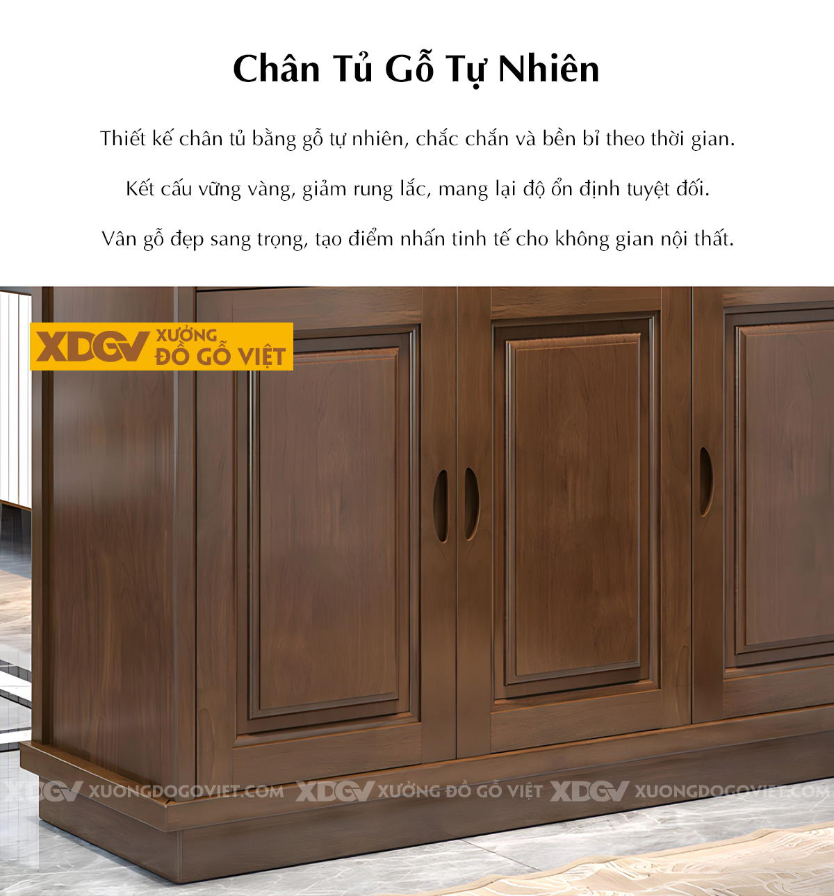 Mẫu Tủ Để Rượu Phòng Khách Gỗ Cao Su