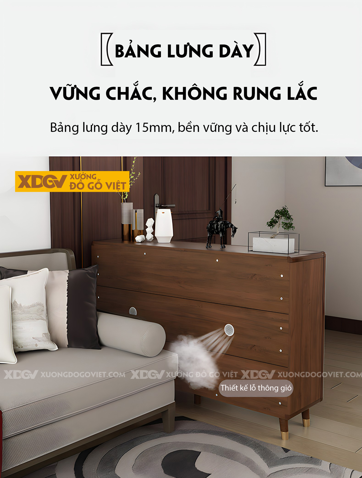 Mẫu Tủ Giày Chân Thấp Gỗ Sồi Tự Nhiên Tay Nắm Kim Loại Vàng