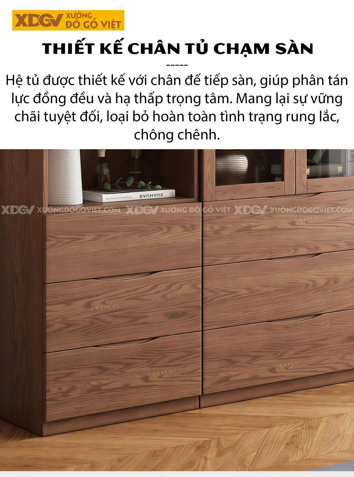 Mẫu Tủ Sách Văn Phòng Gỗ Veneer Sồi Phối Cánh Kính Kèm Kệ Mở