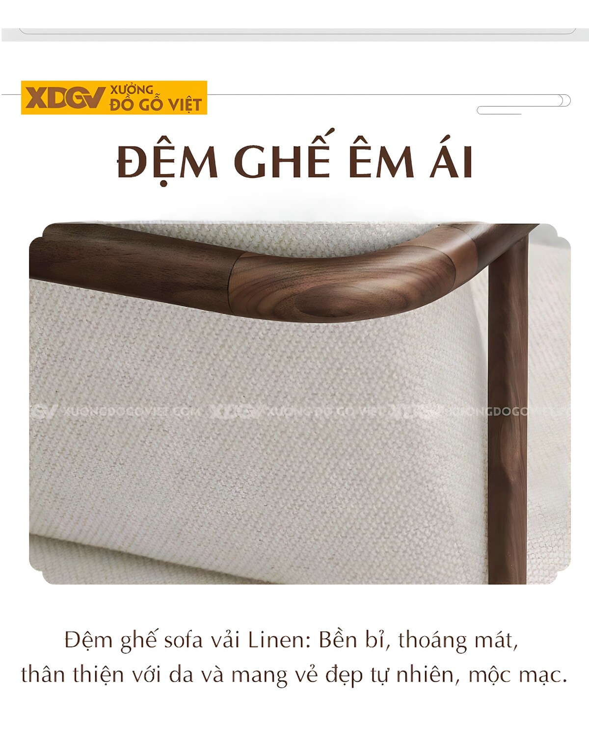 Sofa Gỗ Óc Chó Cao Cấp Thiết Kế Nan Dọc Tân Cổ Điển Á Đông