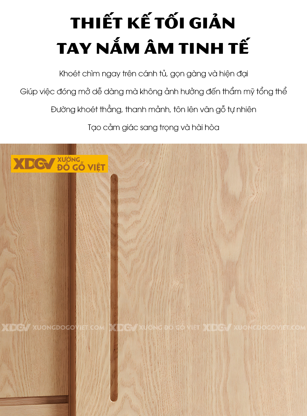 Tủ Áo Gỗ Veneer Sồi Hiện Đại Cửa Lùa Mở Có Tủ Trên Tiện Lợi