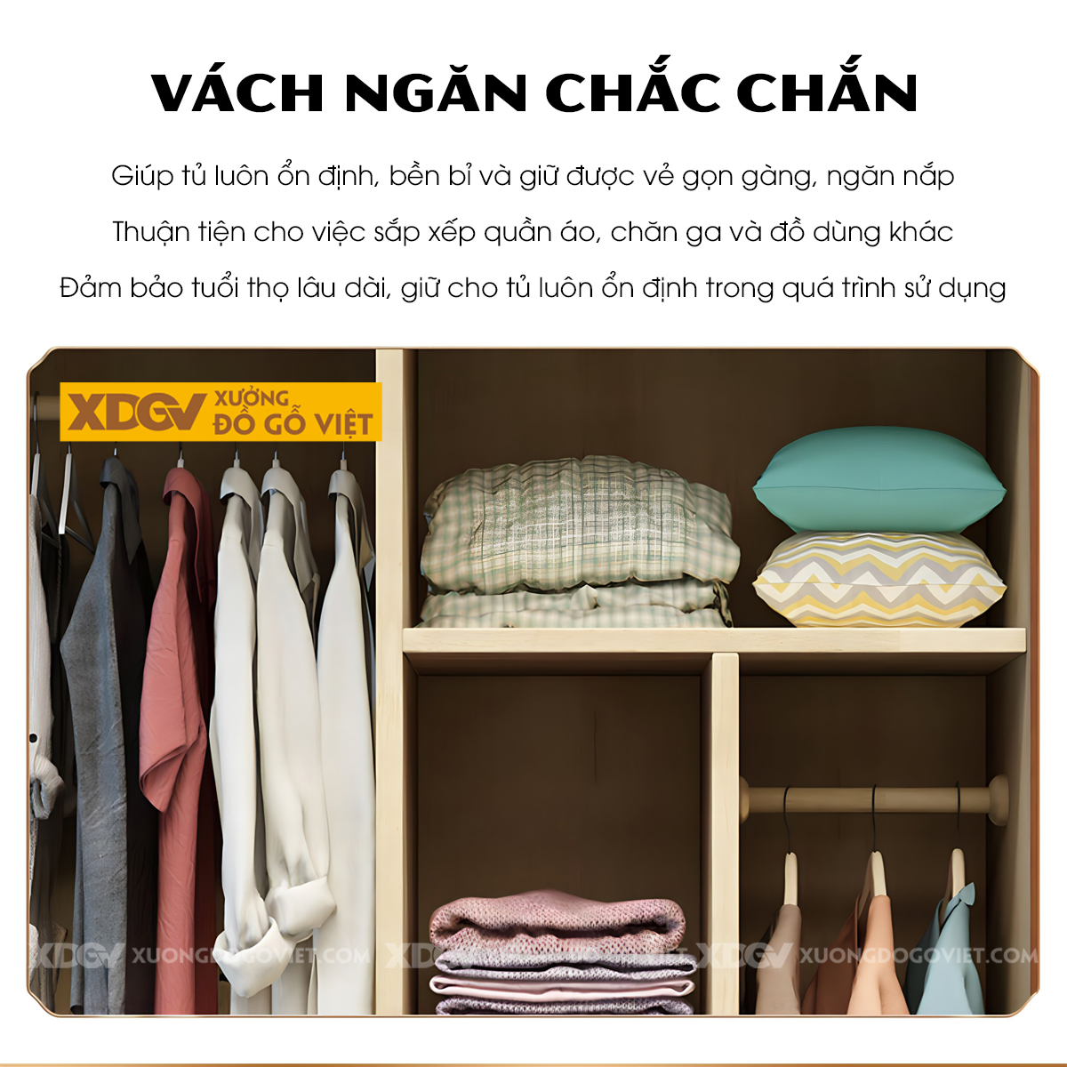 Tủ Áo Quần Gỗ Cao Su 6 Cánh Họa Tiết Hoa Trà My Nghệ Thuật