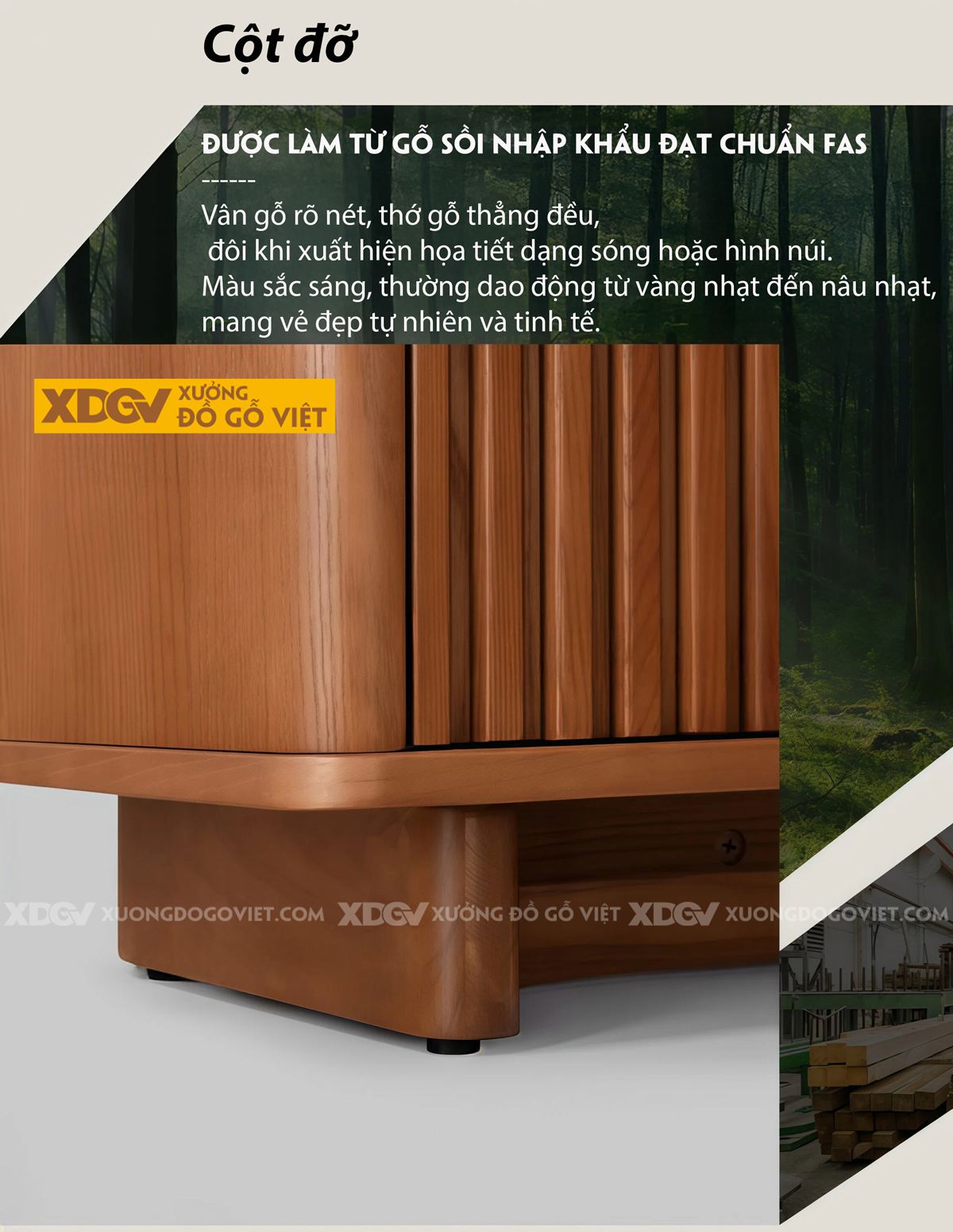 Tủ Để Giày Gỗ Sồi Tối Giản Chân Tủ Thấp Góc Bo Cong Mềm Mại