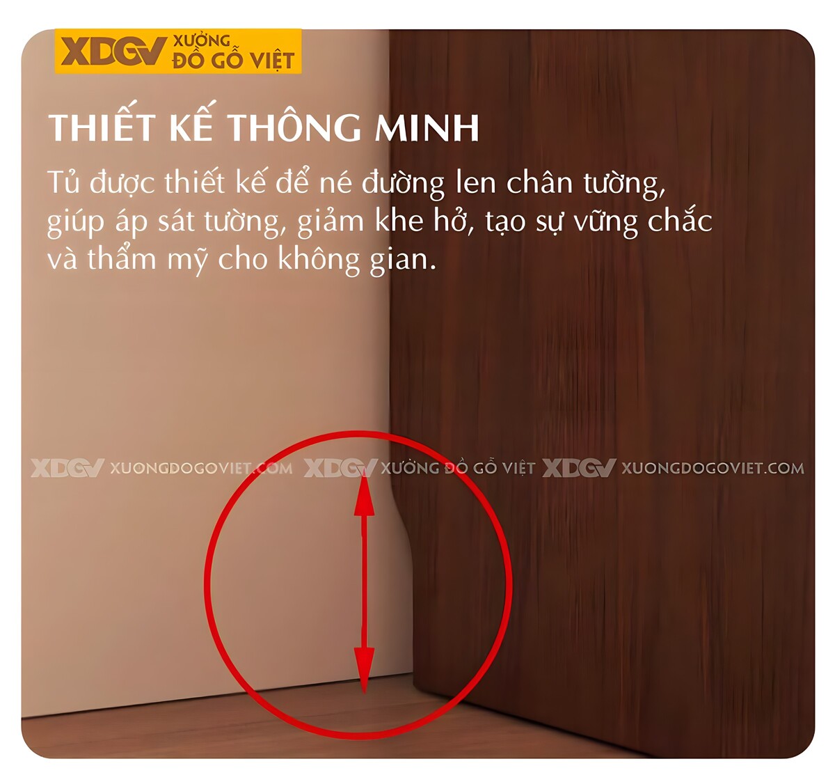 Tủ Đựng Quần Áo Veneer Óc Chó Kịch Trần Hiện Đại Sang Trọng